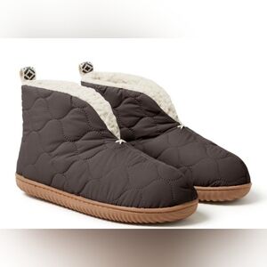 Dearfoams Women's Warm Up Bootie House Shoe Boot Slipper, Size 7, NWT